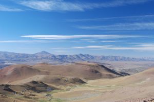 O Altiplano visto da Abra El Acay (4.890 m de altitude)