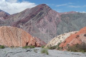 Rocks near the town of Purmamarca, province of Jujuy, Argentina