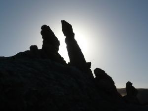 Formación rocosa en el Valle de la Luna, Desierto de Atacama